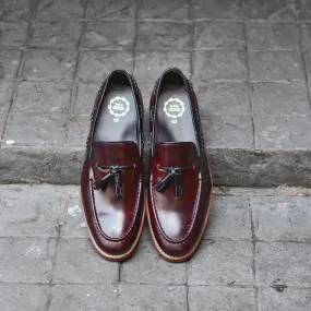 503 Tassel Loafer Cherry x Wooden Sole