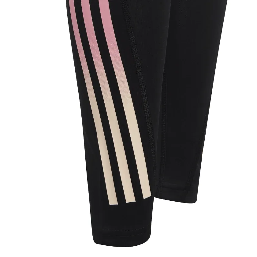 adidas 3 Stripes OPT Tights - Girls - Black