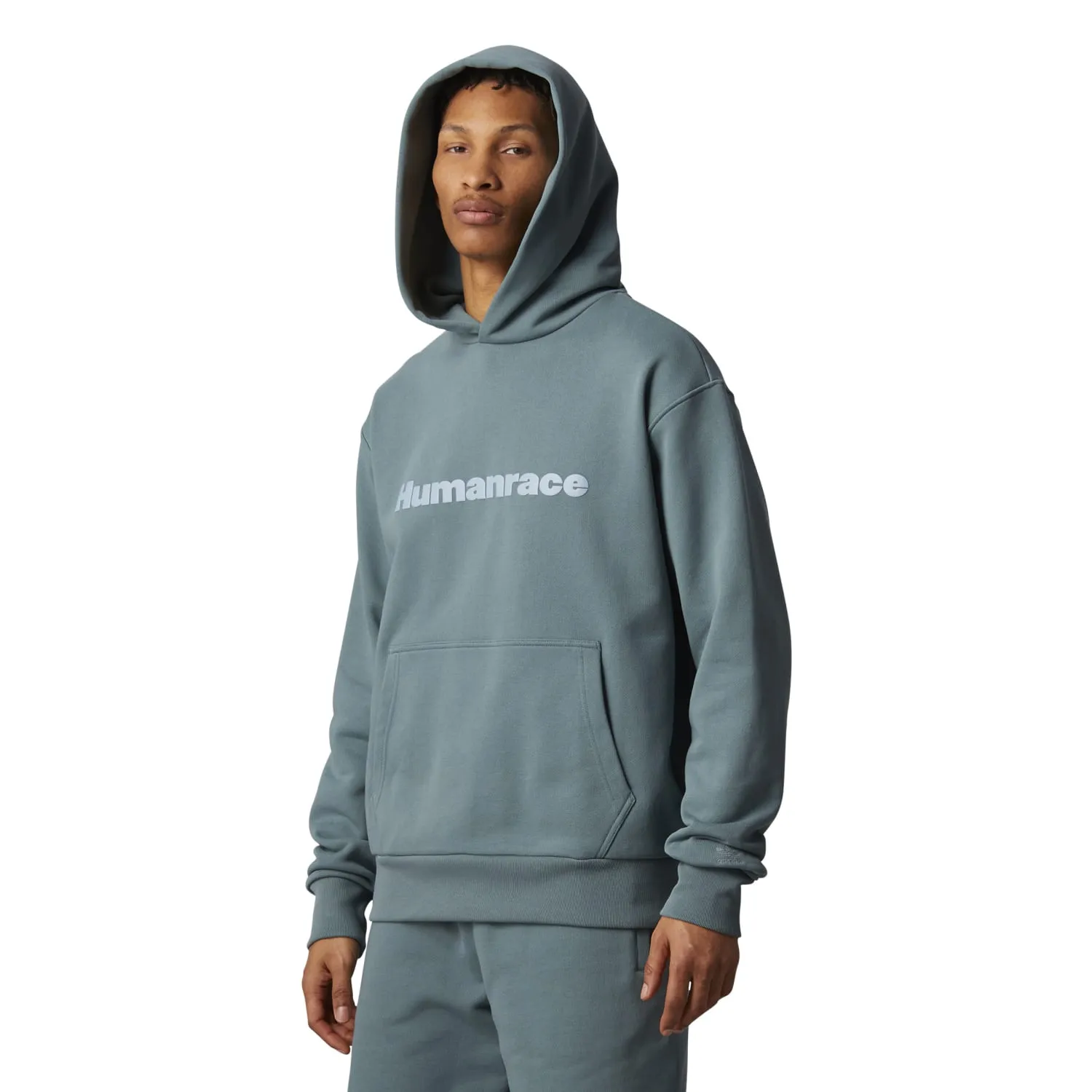 Adidas Originals Unisex PW Pharrell Williams Humanrace Basics Hoody Haze Emerald HI2959