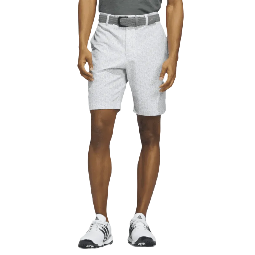 Adidas Ultimate365 9-Inch Printed Golf Shorts - Grey