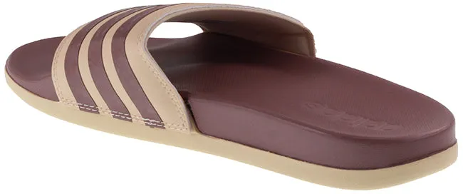 Adidas Womens Adilette Comfort Slide Sandstorm Wonder Oxide