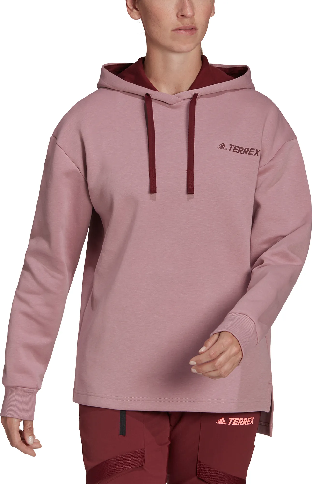 Adidas Women's Terrex Logo Hoody (spring 2022) Magic Mauve | Buy Adidas Women's Terrex Logo Hoody (spring 2022) Magic 