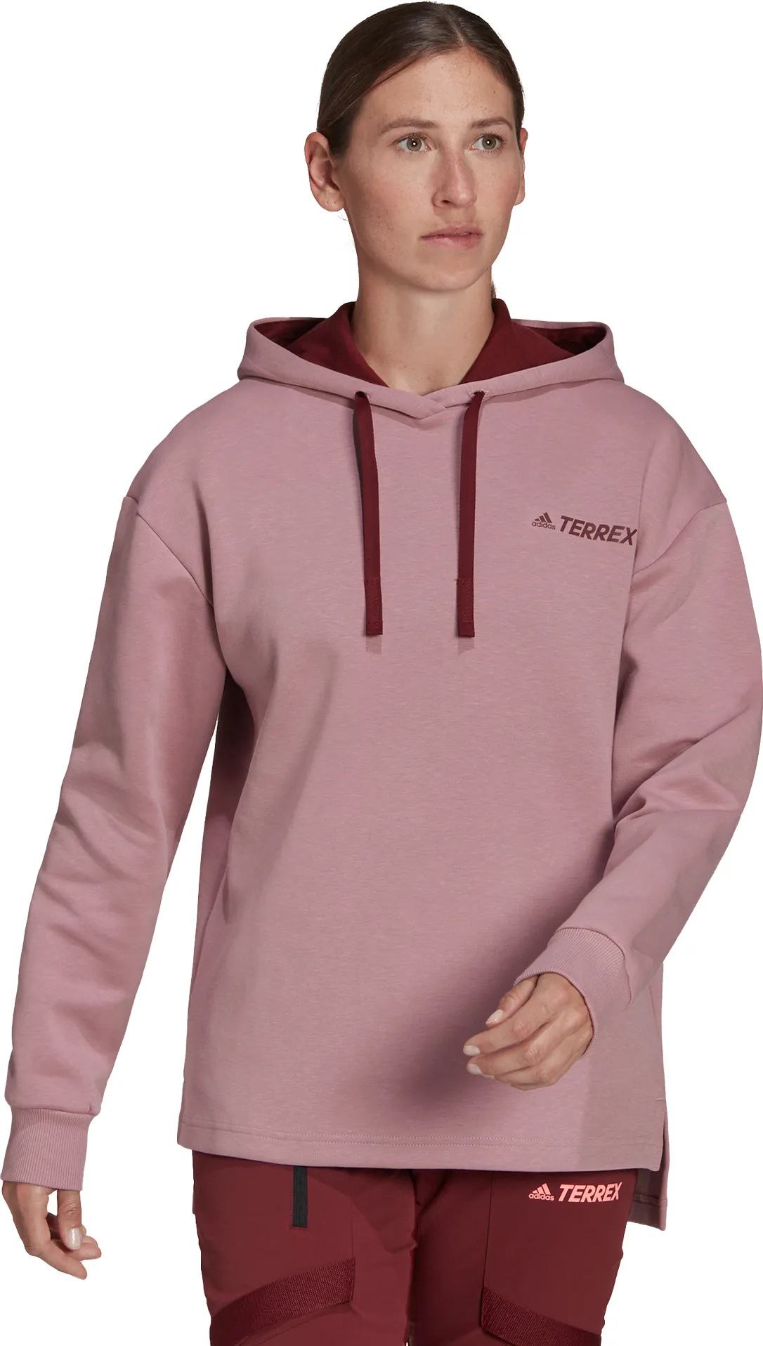 Adidas Women's Terrex Logo Hoody (spring 2022) Magic Mauve | Buy Adidas Women's Terrex Logo Hoody (spring 2022) Magic 