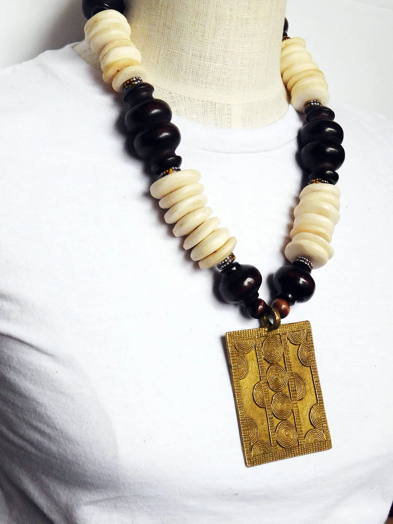 African Necklaces Large Big Beads Kenya Ethnic Jewelry