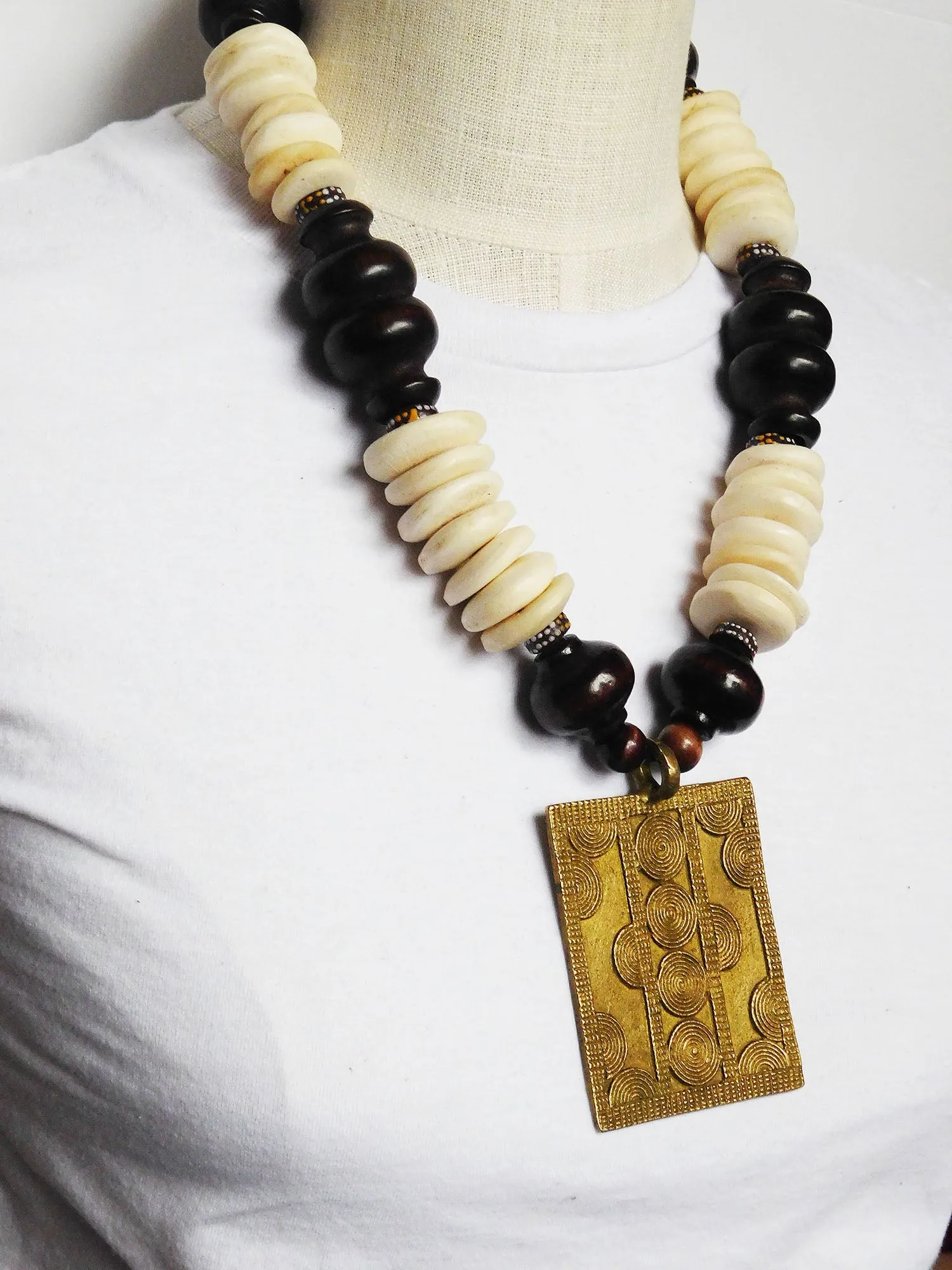 African Necklaces Large Big Beads Kenya Ethnic Jewelry