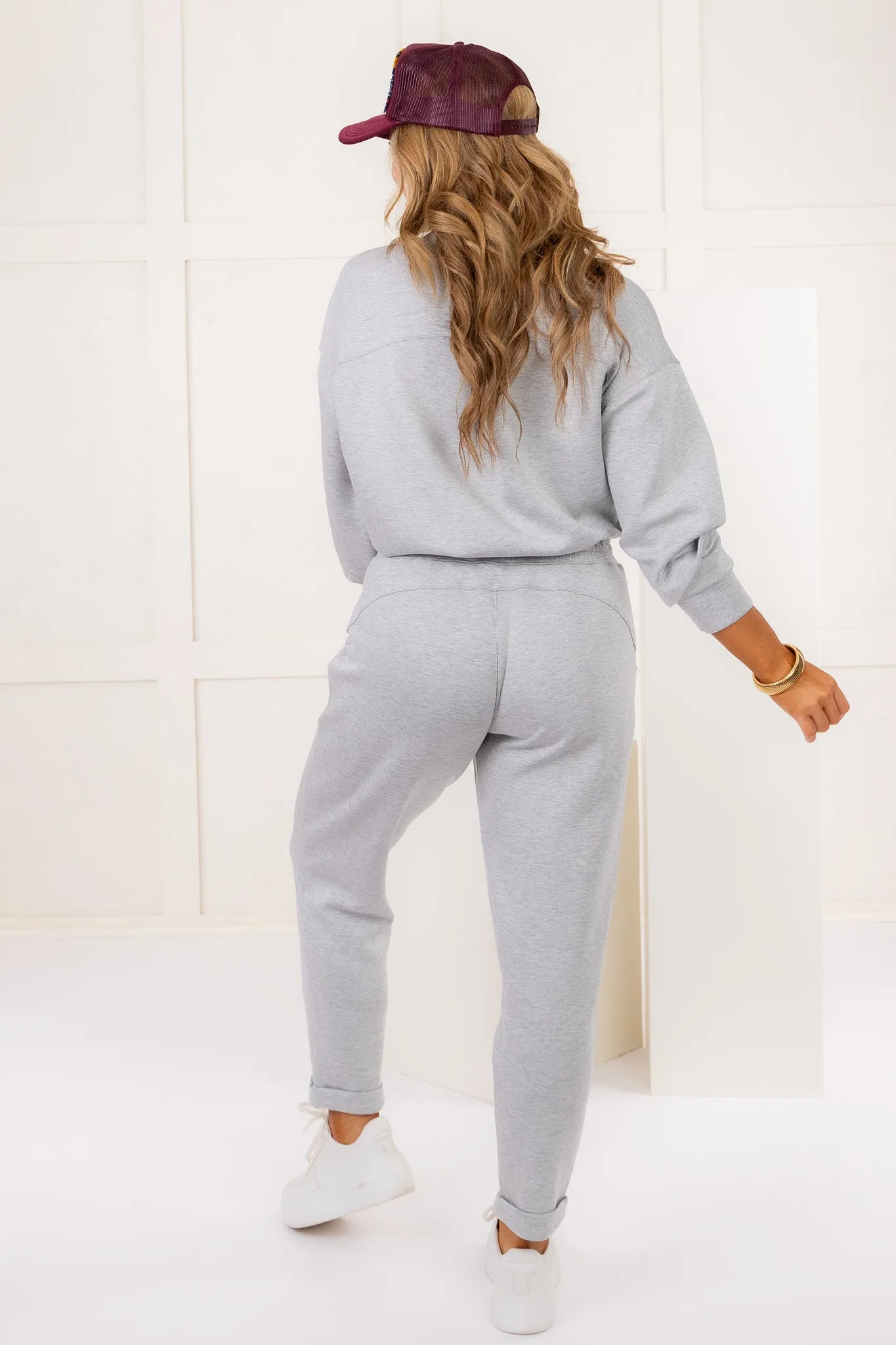 Airessentials Tapered Pant - Light Grey Heathered | SPANX