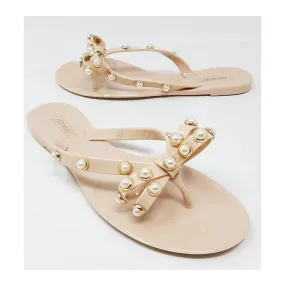 Ann More Malaga Jelly Sandals Pearl Beige