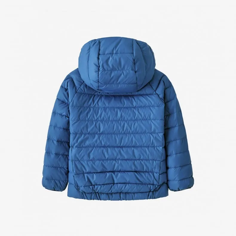 Baby Patagonia Reversible Down Sweater Hoody (Forces of Nature: Vessel Blue)