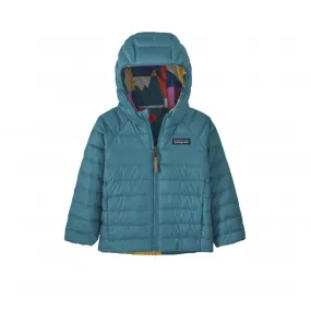 Baby Patagonia Reversible Down Sweater Hoody (Frontera: Passage Blue)