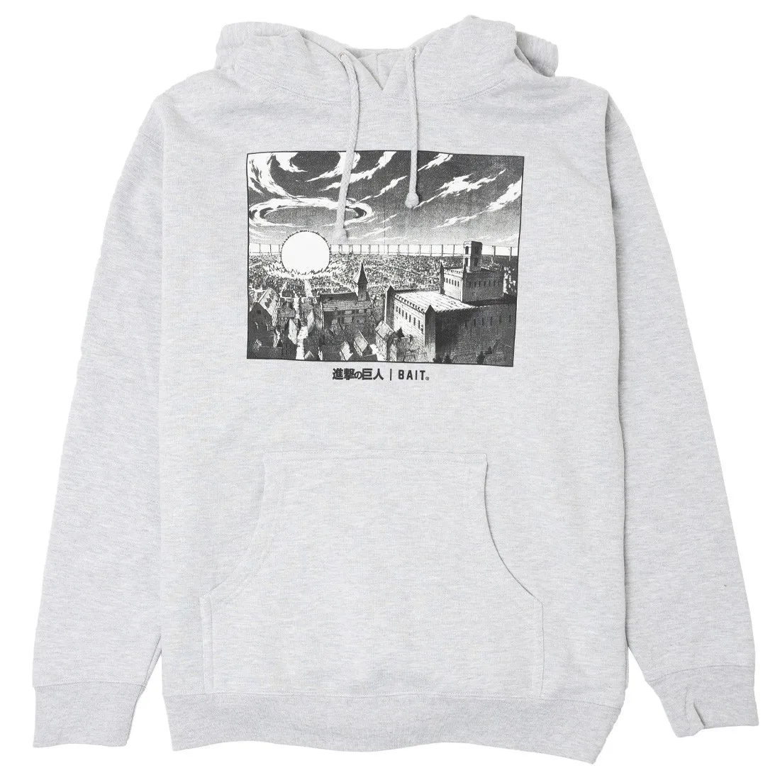 BAIT x Attack On Titan Men Titan Transformation Hoody (gray)