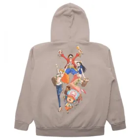 BAIT x One Piece x Upcycle LA Men Gold We Rich Hoody (gray)