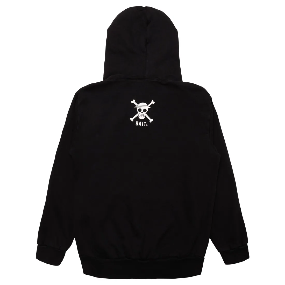 BAIT x One Piece x Upcycle LA Men Straw Hat BAIT Hoody (black)