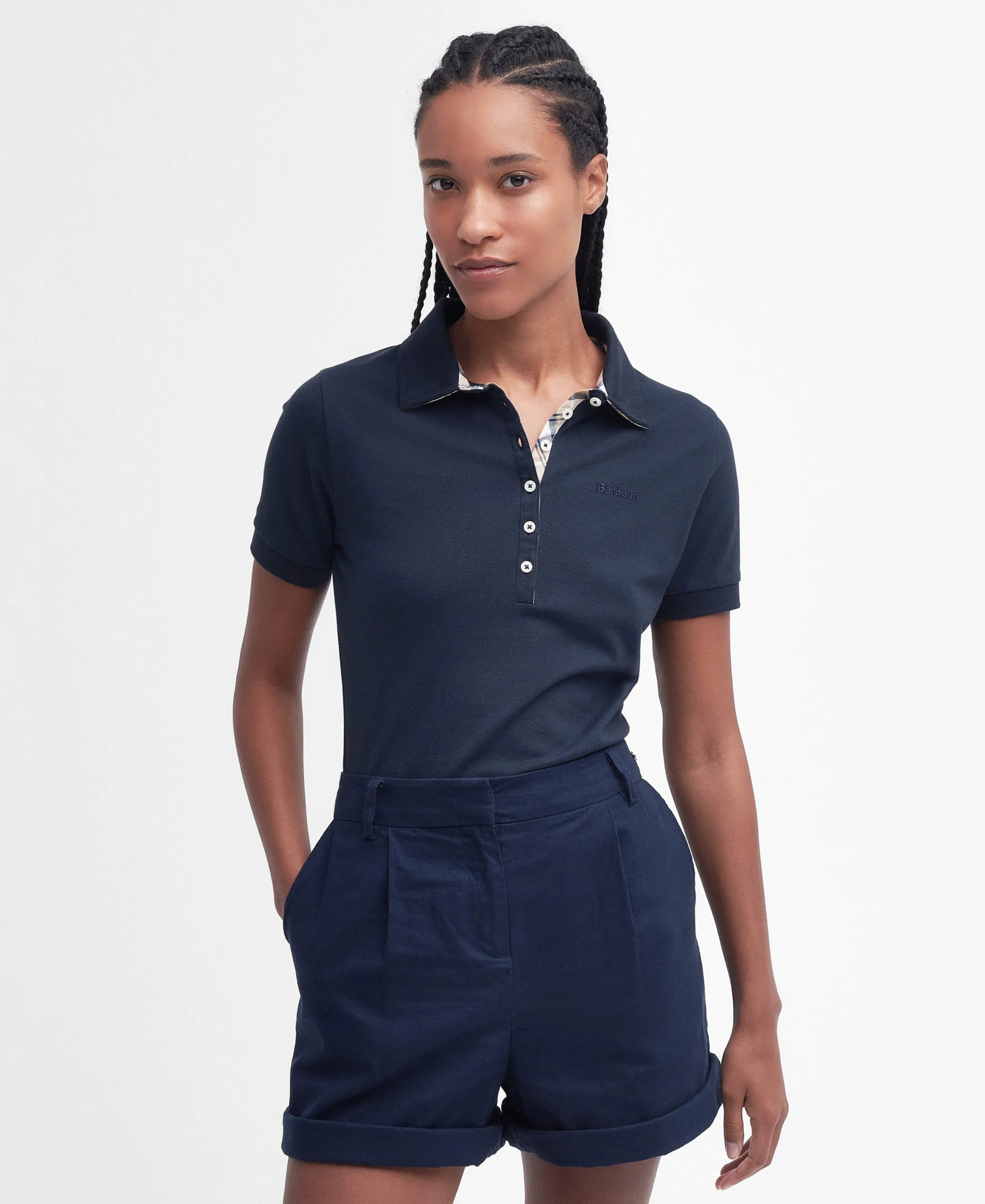 Barbour Women's Portsdown Top - Navy - Gillanders.ie Town & Country Clothing