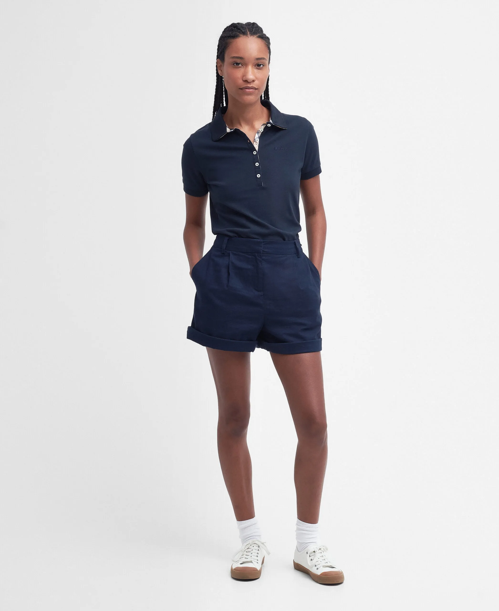 Barbour Women's Portsdown Top - Navy - Gillanders.ie Town & Country Clothing