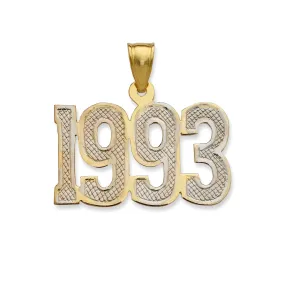 Better Jewelry Date 14K Gold Pendant