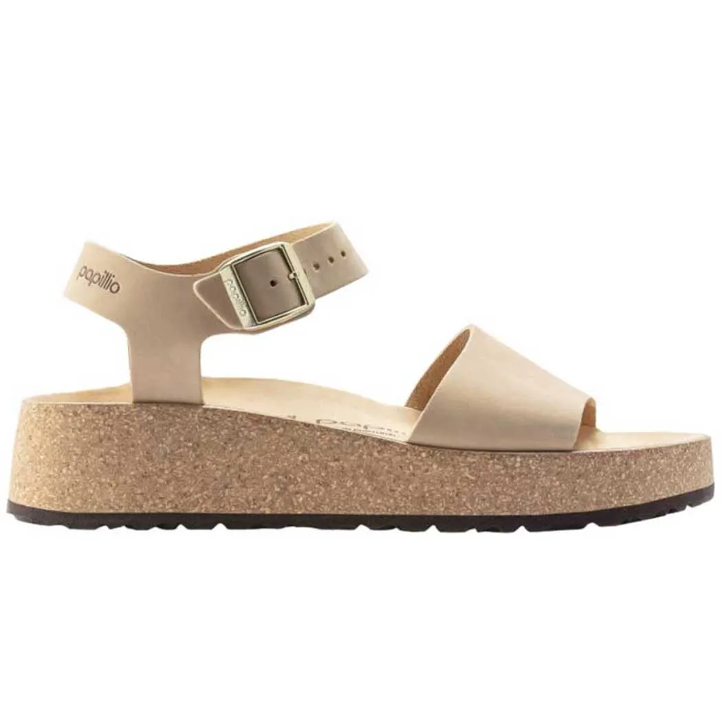 Birkenstock Glenda Platform Sandal Sandcastle Nubuck (Women's)