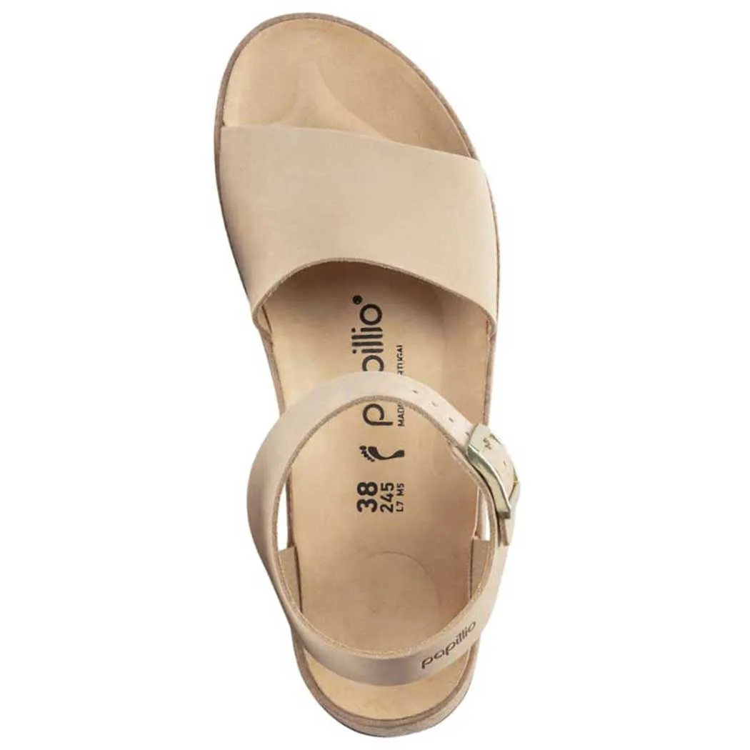 Birkenstock Glenda Platform Sandal Sandcastle Nubuck (Women's)