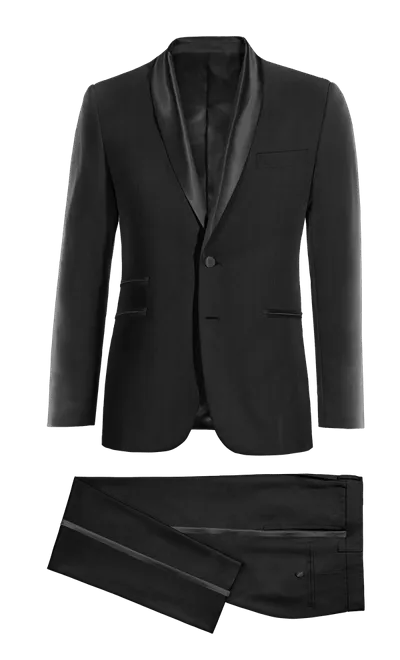 Black essential Tuxedo with shawl lapel