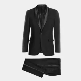 Black slim fit Tuxedo with shawl lapel