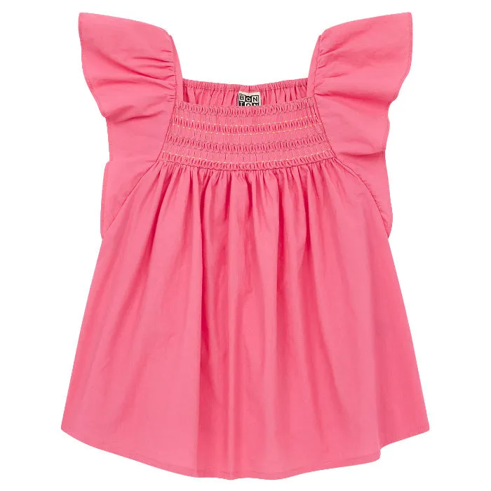 Bonton Child Eole Blouse Rose Pink