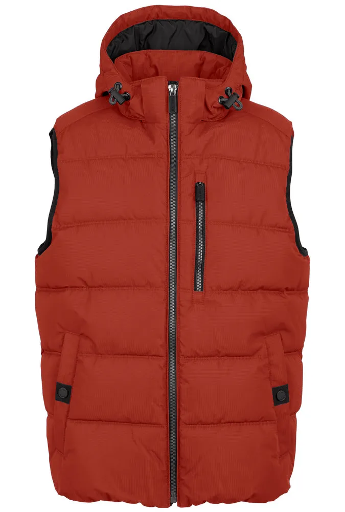 Bugatti Hood Padded Vest Orange