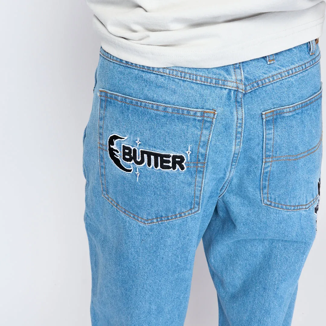 Butter Goods - Critter Denim Jeans (Washed Indigo)