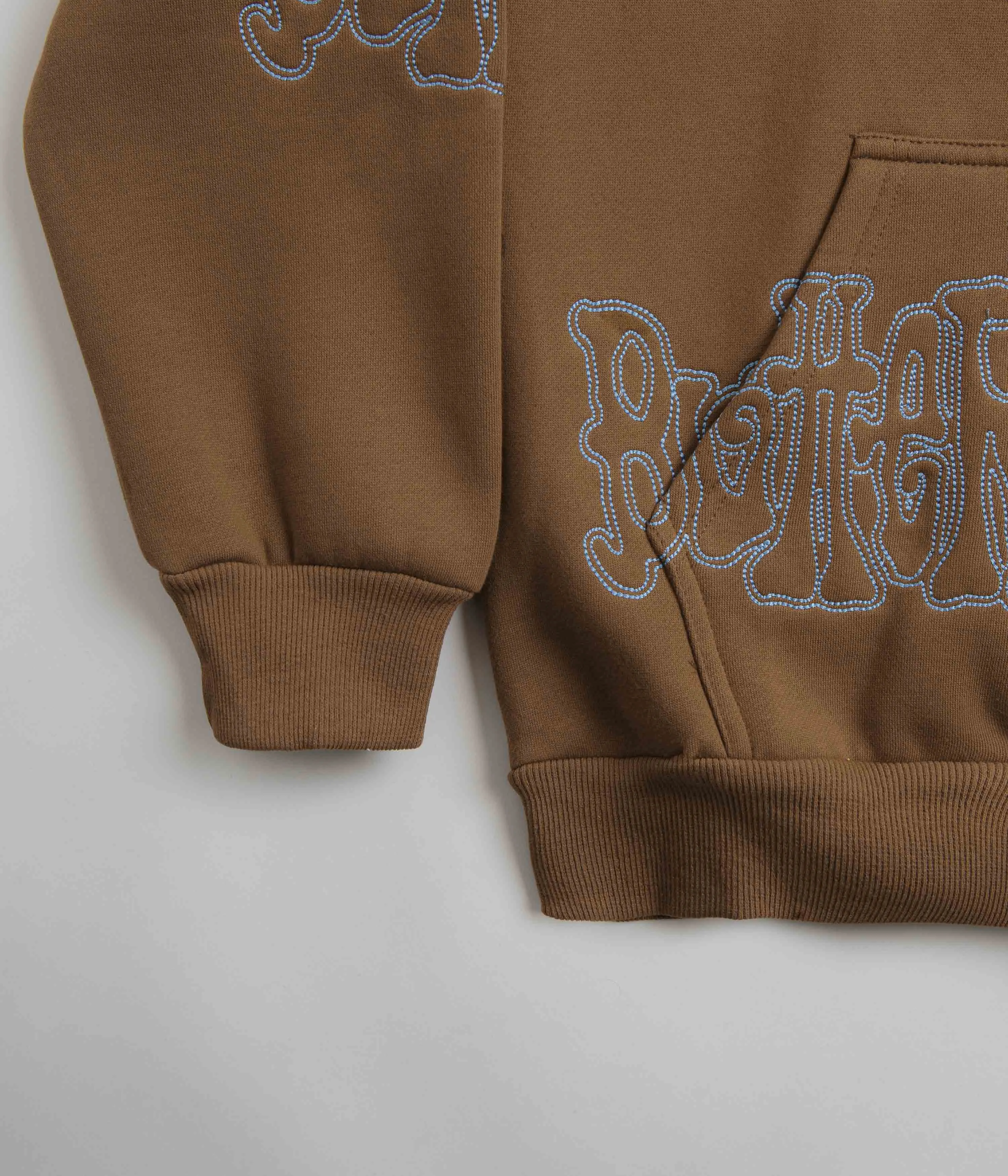 Butter Goods Tour Zip-Thru Hoodie - Chocolate