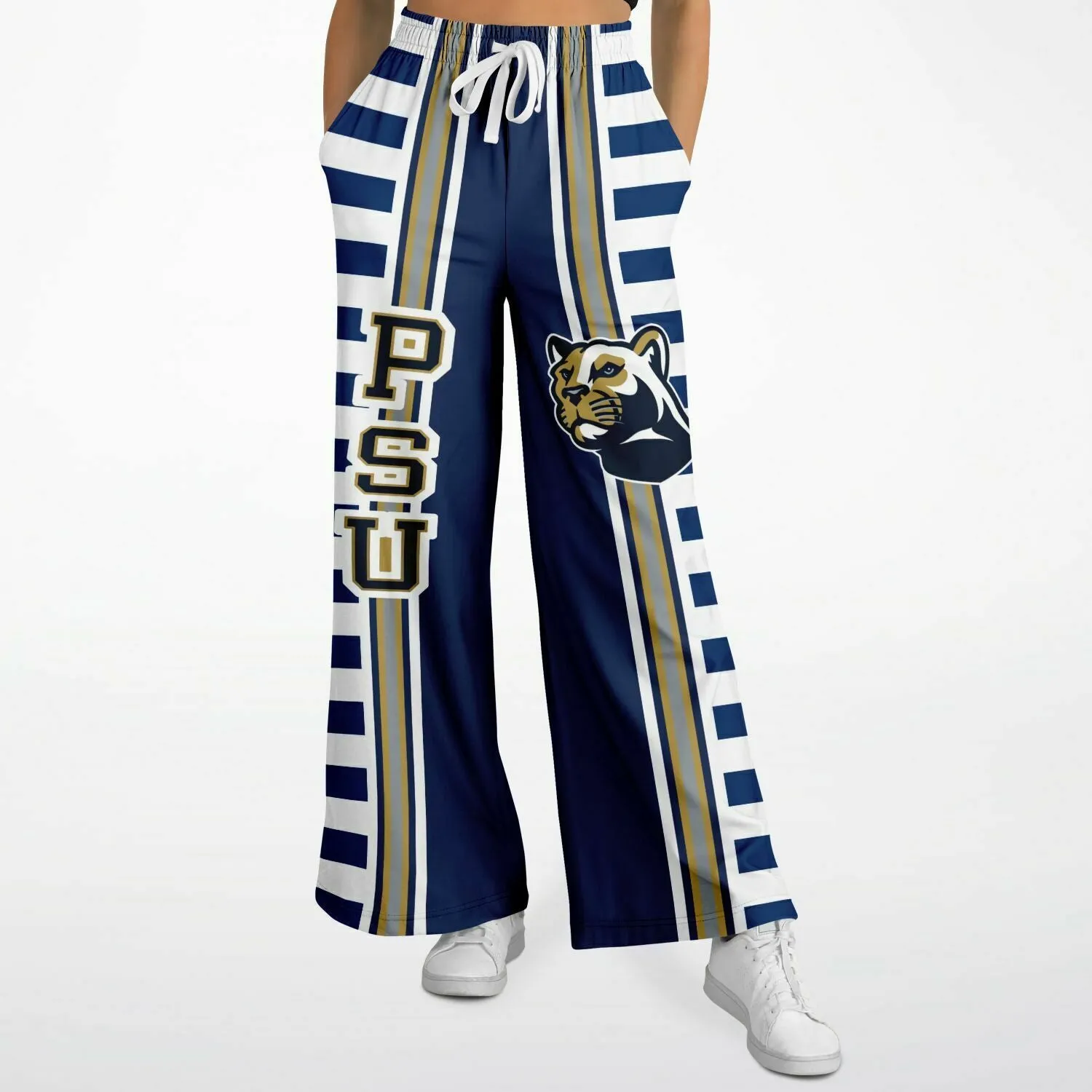 Captain Jack Sailor Stripe Eco-Poly Stretchy Phat Bellbottoms