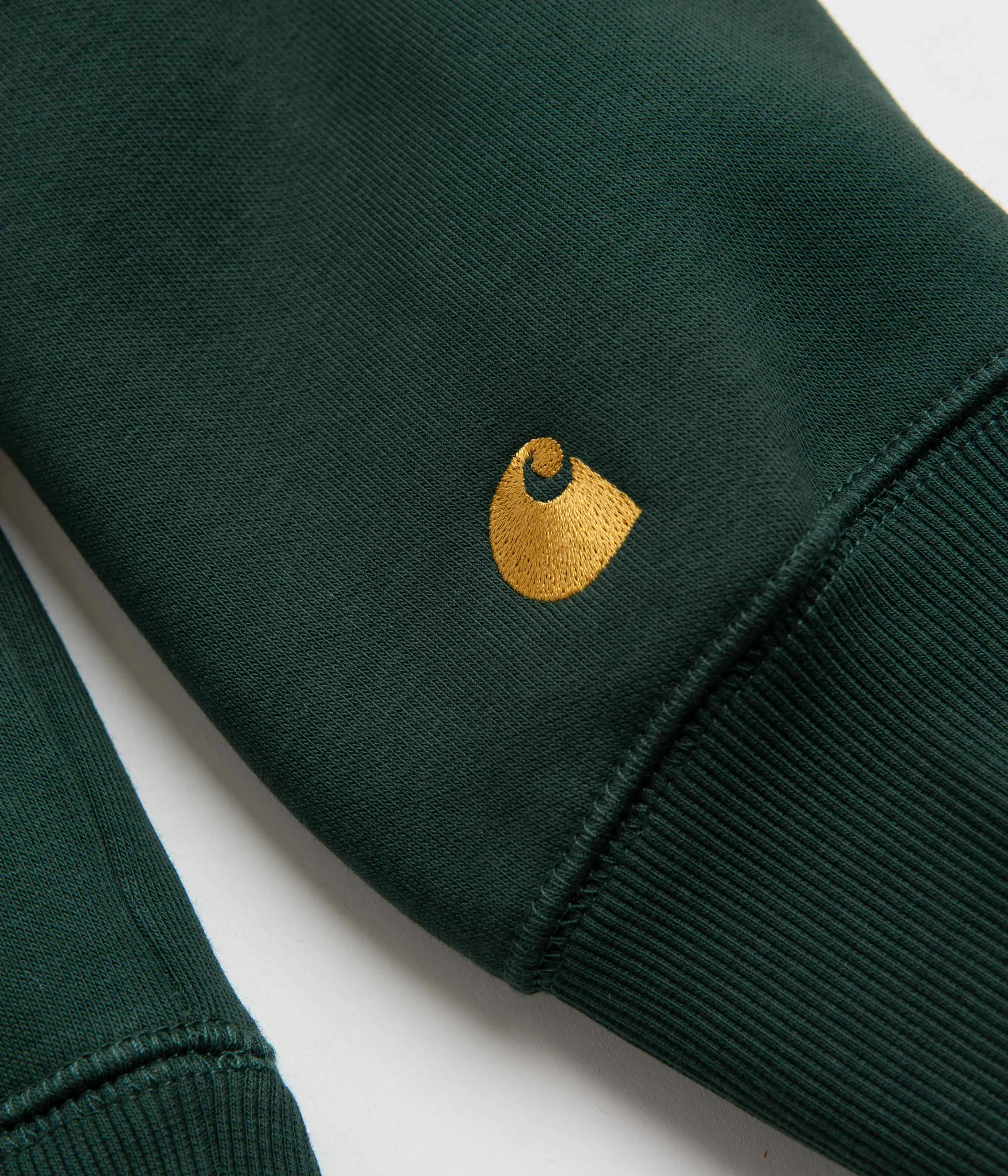 Carhartt Chase Hoodie - Discovery Green / Gold