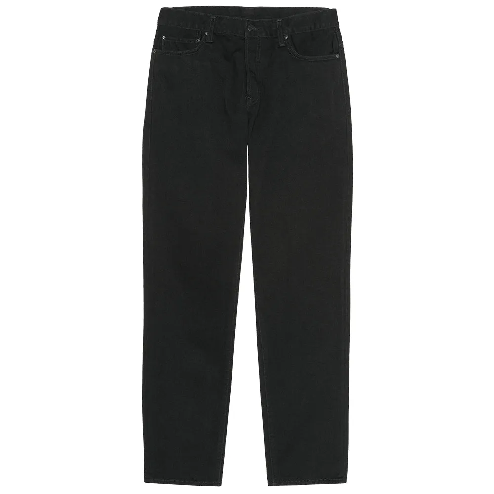 CARHARTT WIP KLONDIKE PANT // BLACK ( ONE WASH) L32