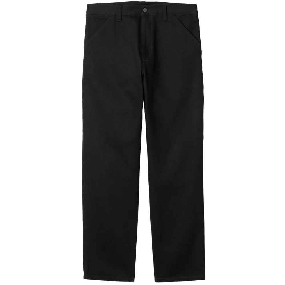 CARHARTT WIP SINGLE KNEE PANT // BLACK (RINSED) L32