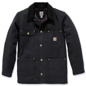 Carhartt 103825 Firm Duck Chore Coat - Black