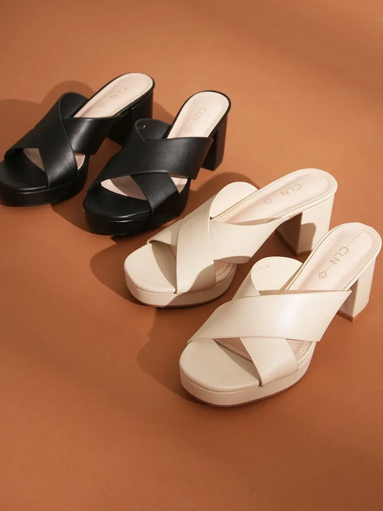 Carlina Heeled Slides