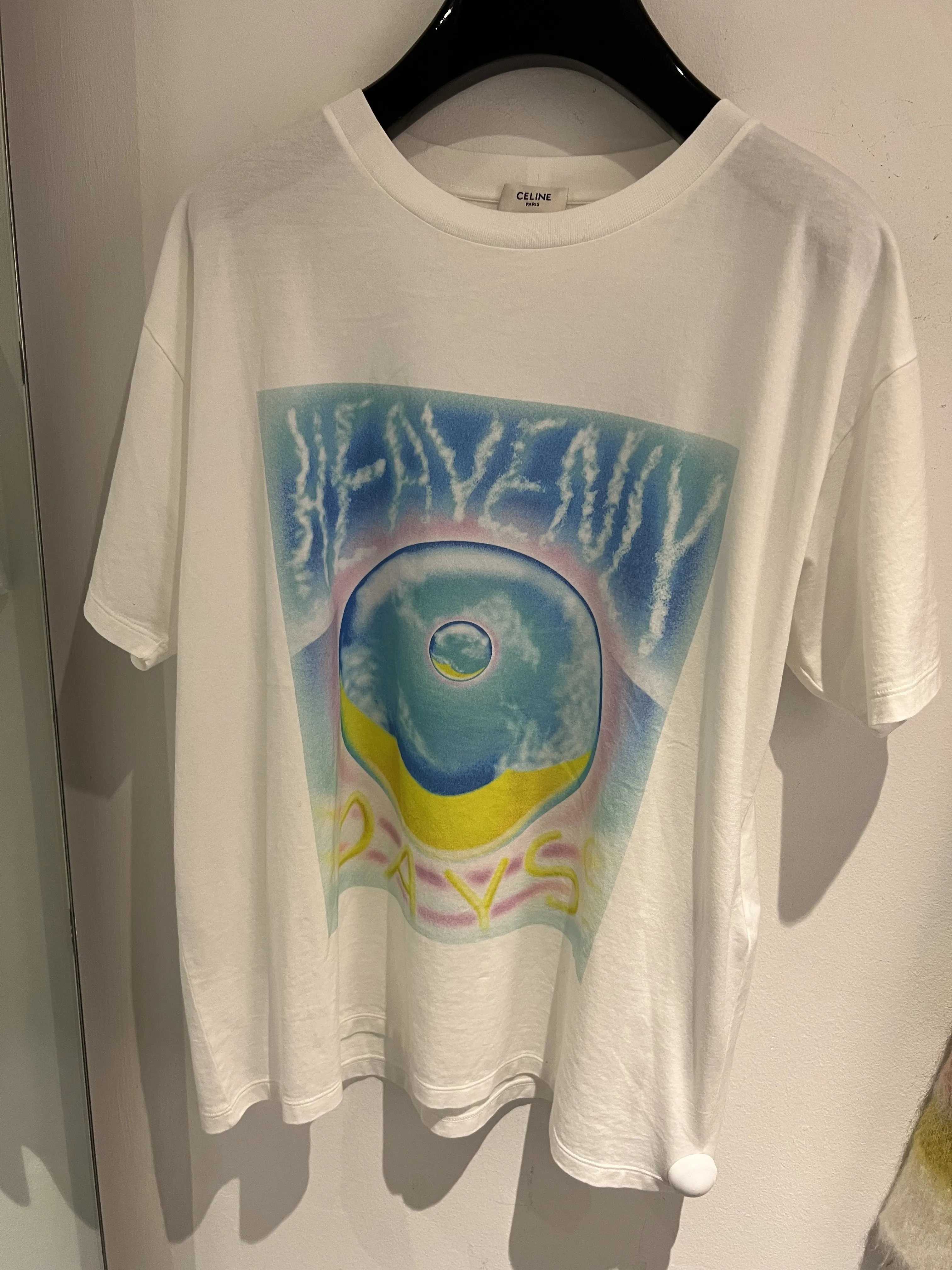 CELINE  |LOOSE T-SHIRT IN COTTON JERSEY WITH ARTIST PRINT