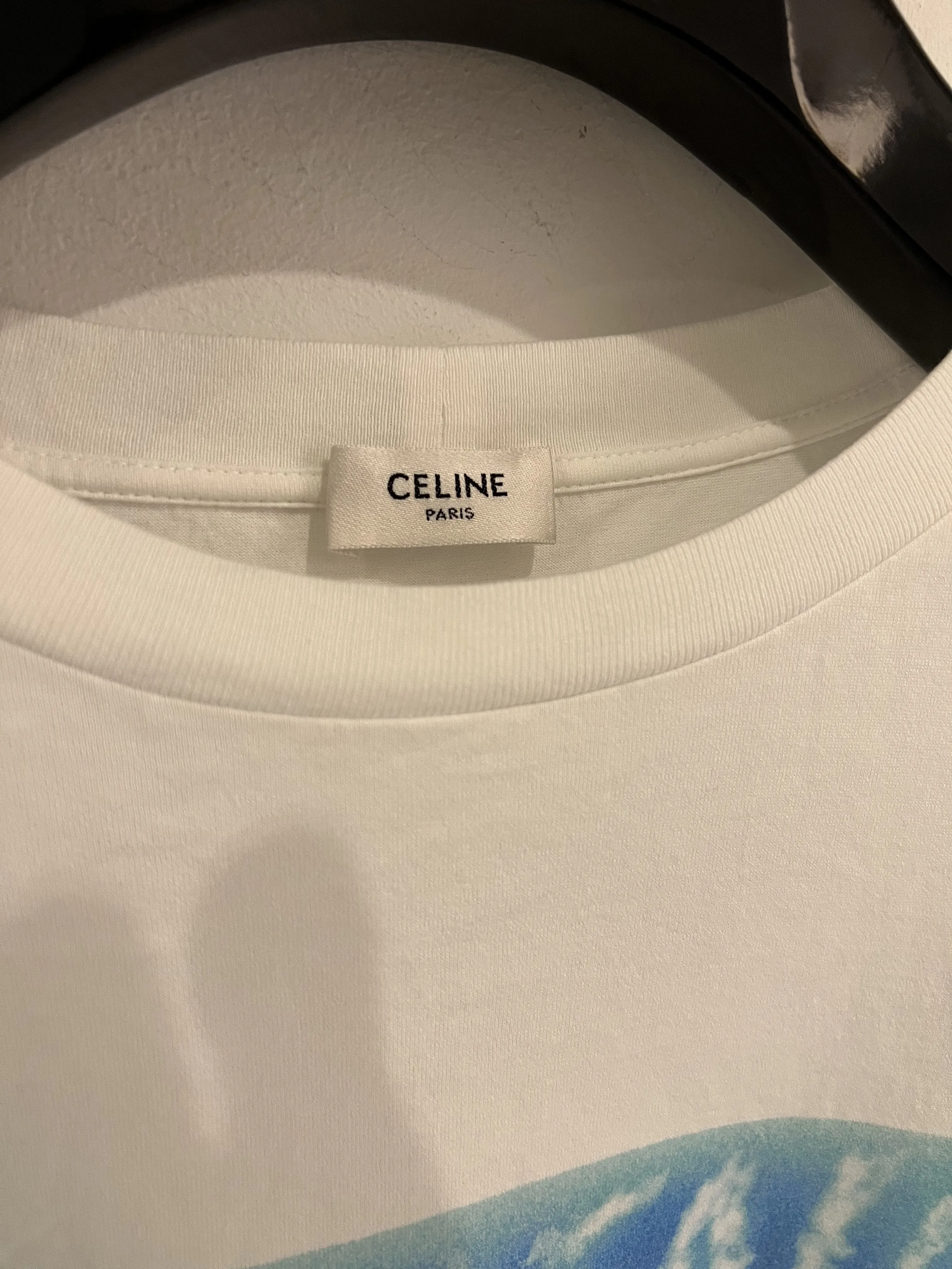 CELINE  |LOOSE T-SHIRT IN COTTON JERSEY WITH ARTIST PRINT