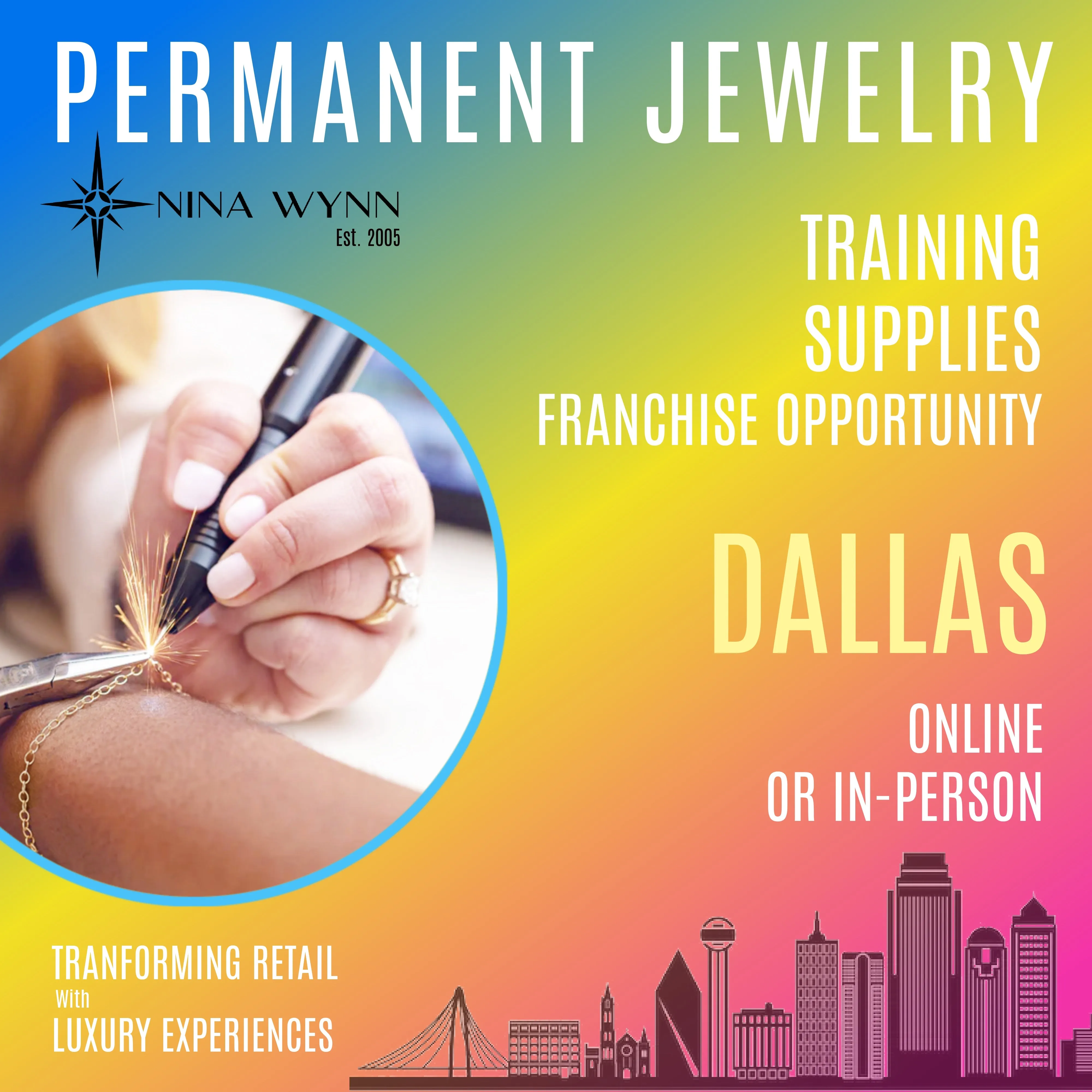 Certified In-Person Permanent Jewelry Training Dallas