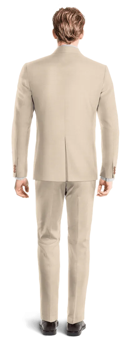 Champagne slim fit Tuxedo with