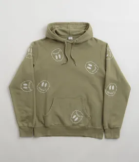 Civilist Allover Smiler Hoodie - Olive