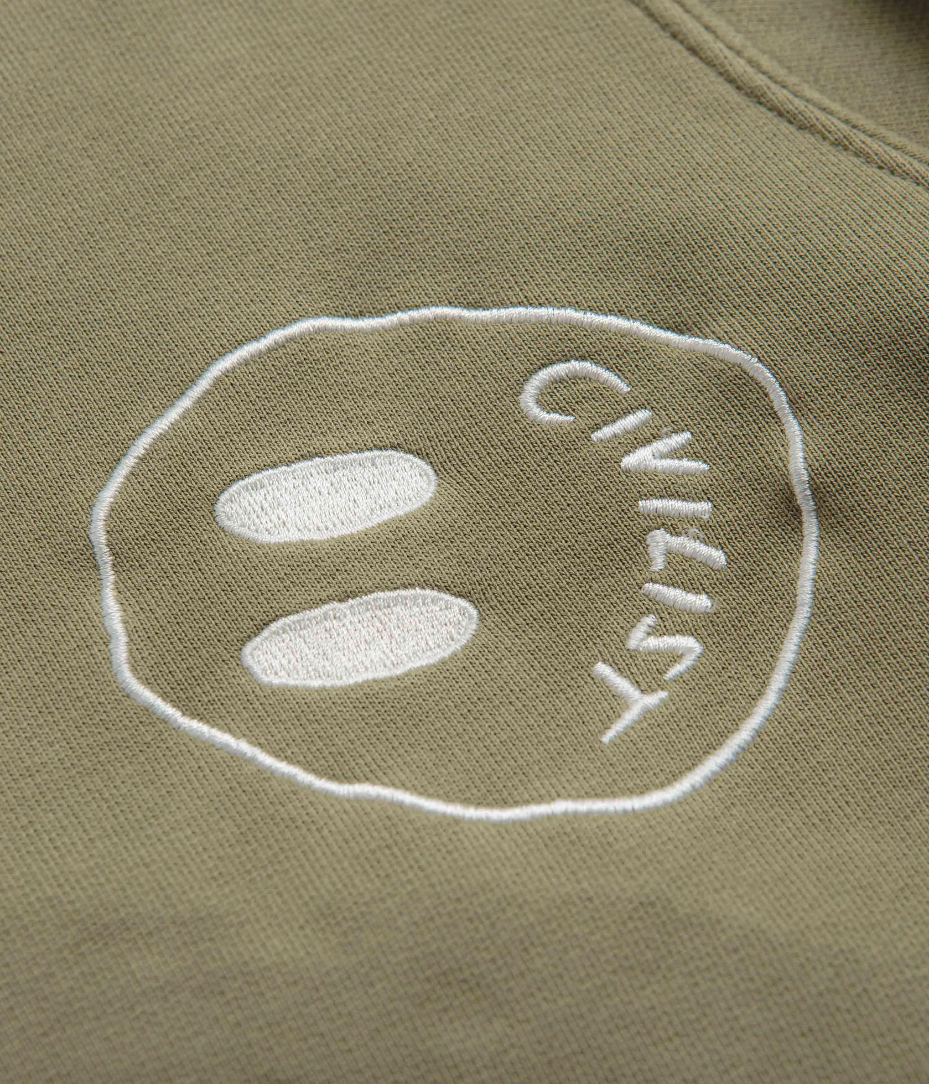 Civilist Allover Smiler Hoodie - Olive