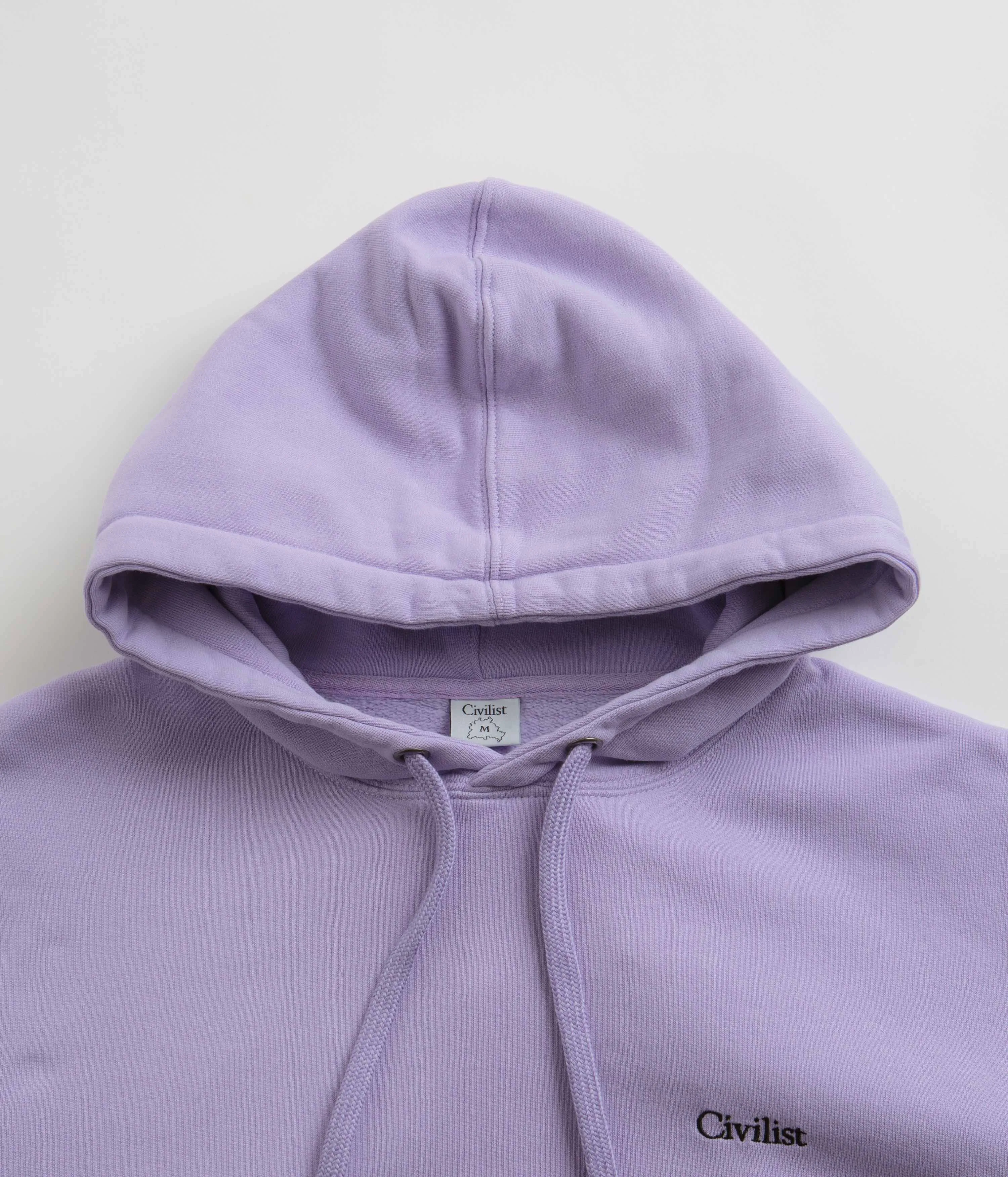 Civilist Mini Logo Hoodie - Lavender