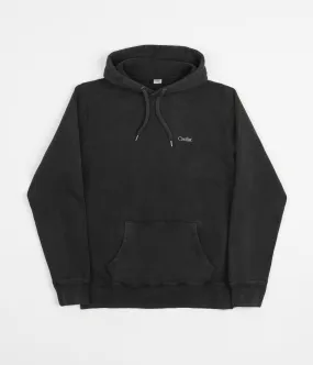 Civilist Mini Logo Hoodie - Pigment Dyed Black