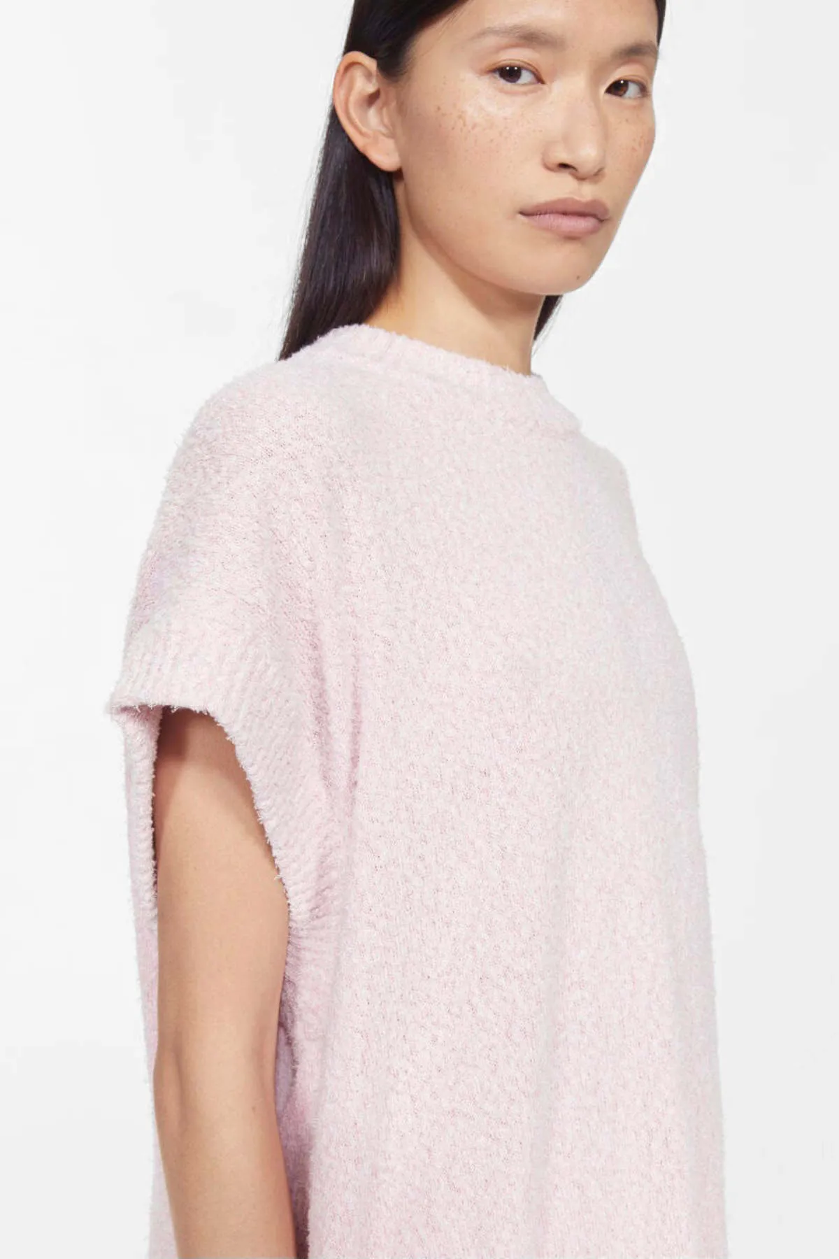 Claire Knitted Sweater - Pink Melange