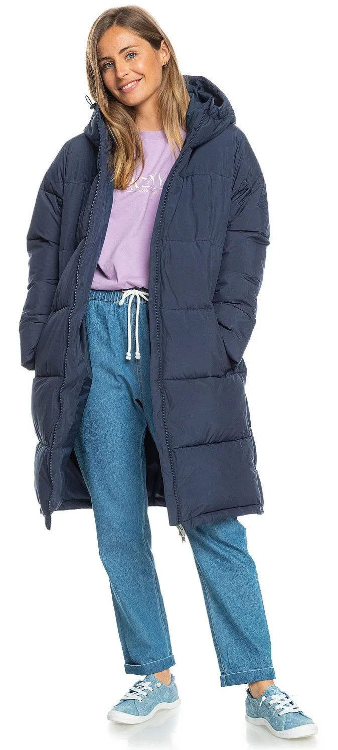 coat Roxy Test Of Time - BSP0/Mood Indigo - women´s