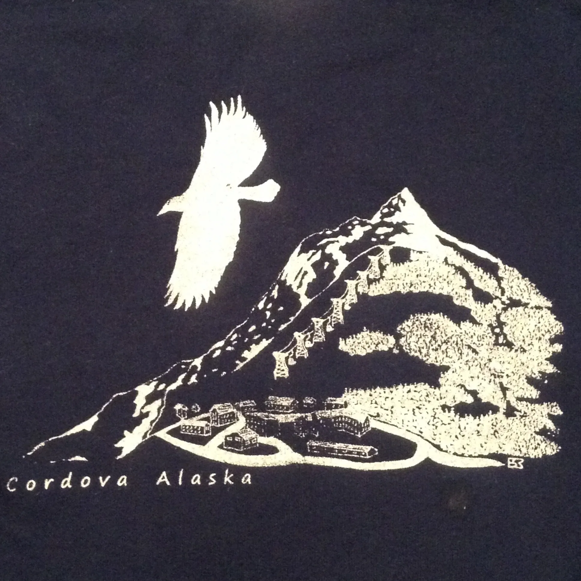 Cordova Alaska Mt. Eyak Crew Sweatshirt