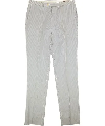 Davide Cenci Striped Flat Front Pants