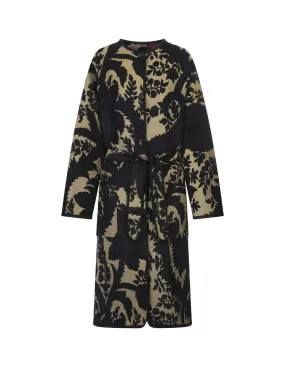 ETRO Multicoloured Jacquard Chenille Reversible Coat