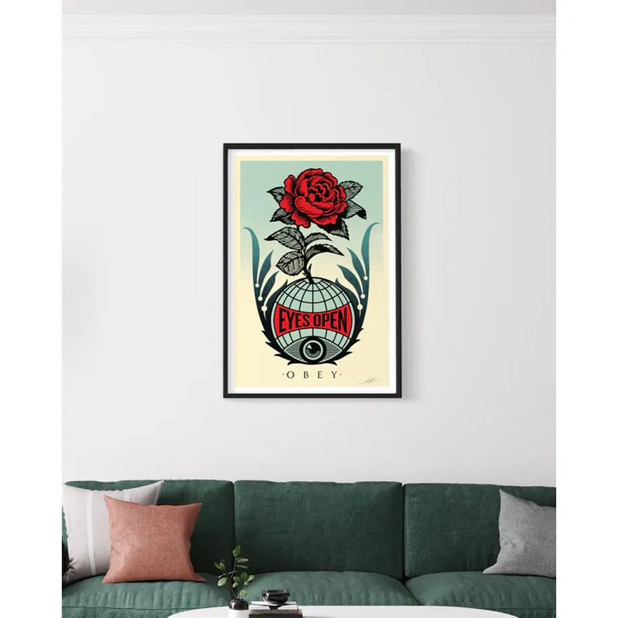 Eyes Open Signed Offset Print (24 x 36) | Obey Clothing UK