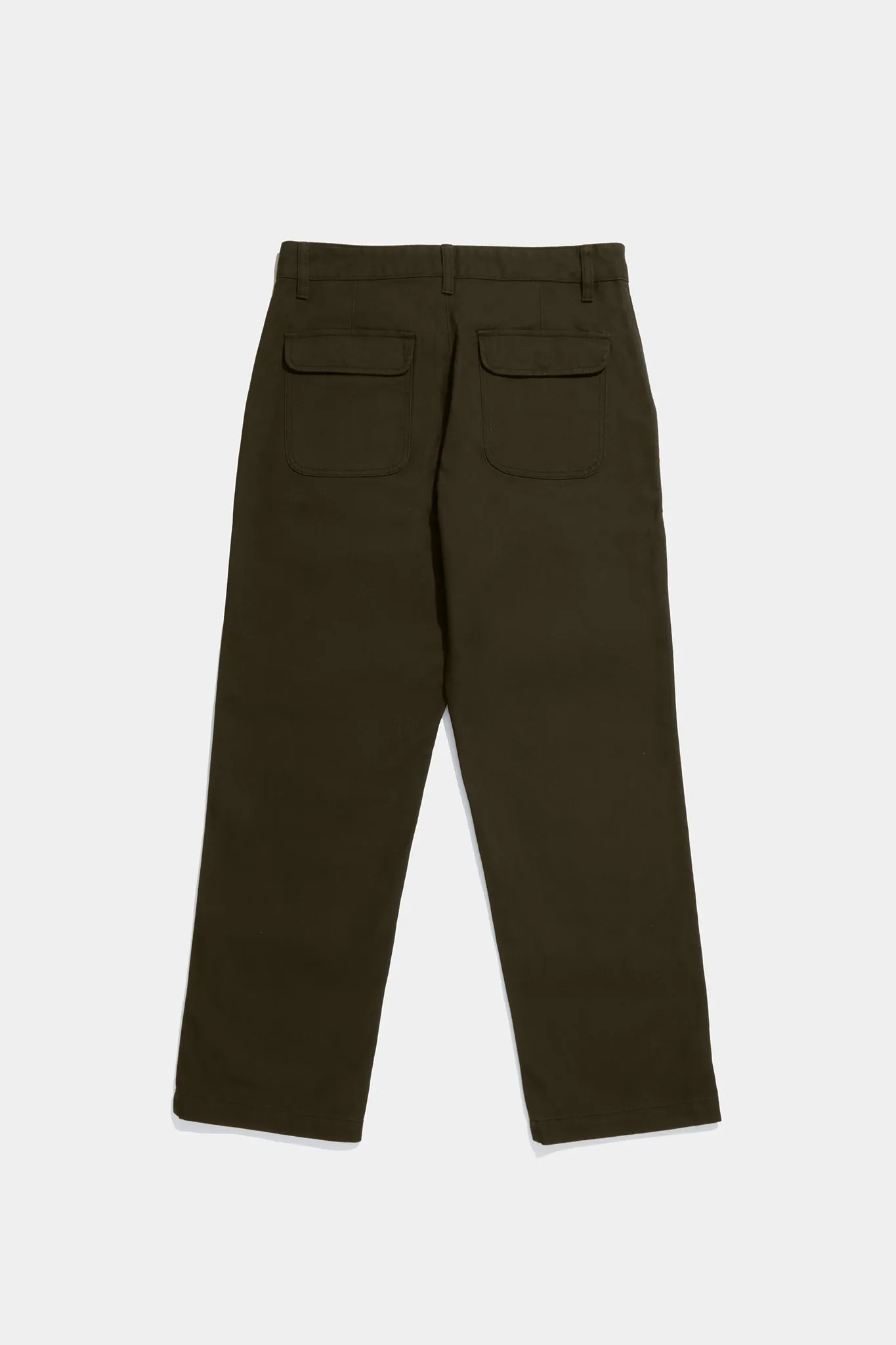 Flap Pocket Pant - Dark Olive