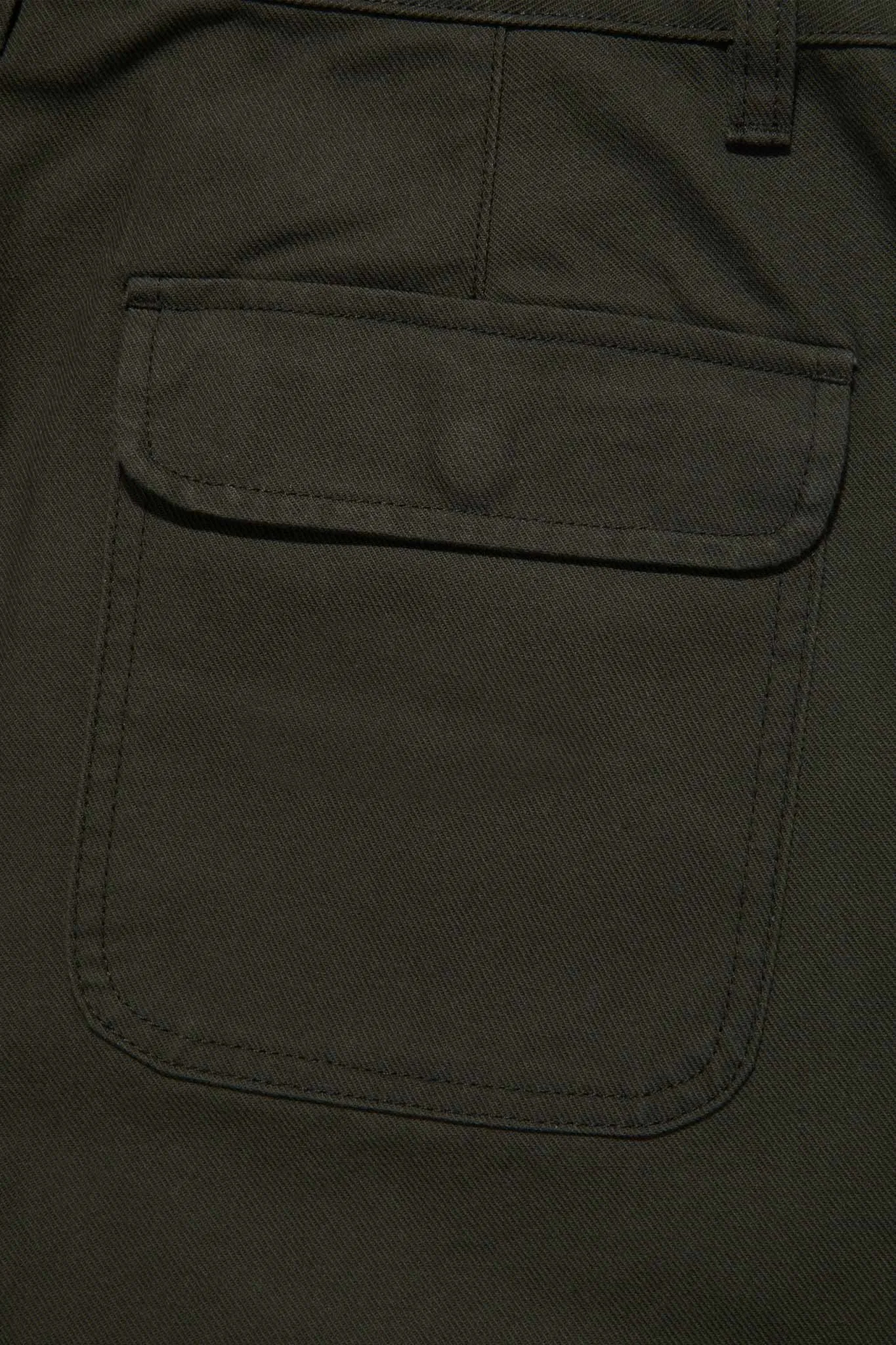 Flap Pocket Pant - Dark Olive