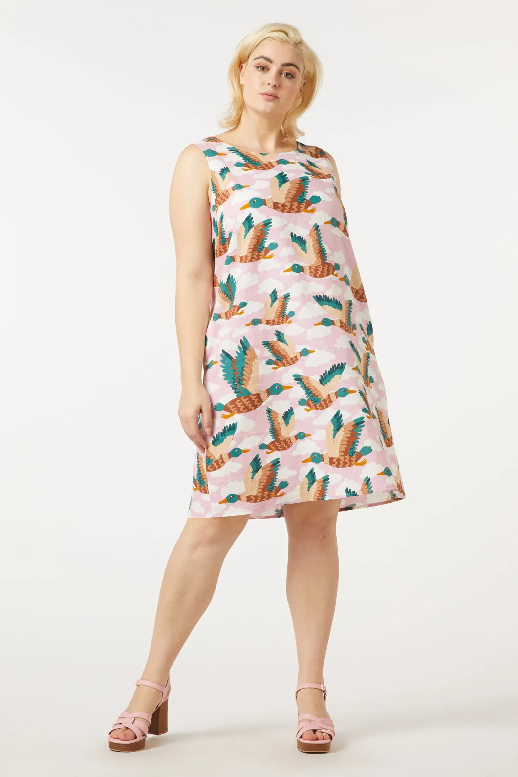 Flying Ducks Shift Dress